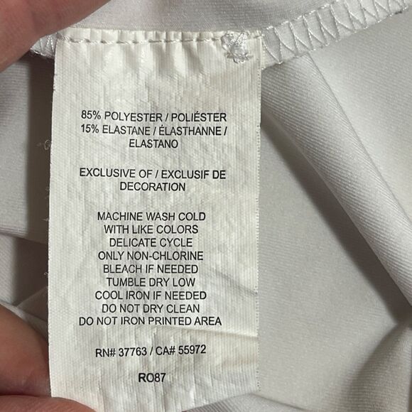 Callaway Opti Dri Shirt Mens 2X White Black Blue Polo Golf Performance Logo - Picture 5 of 5